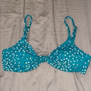 Billabong knotted triangle bikini top
